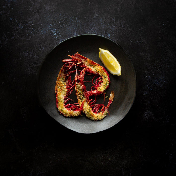 Grilled Herb Crusted Carabineros