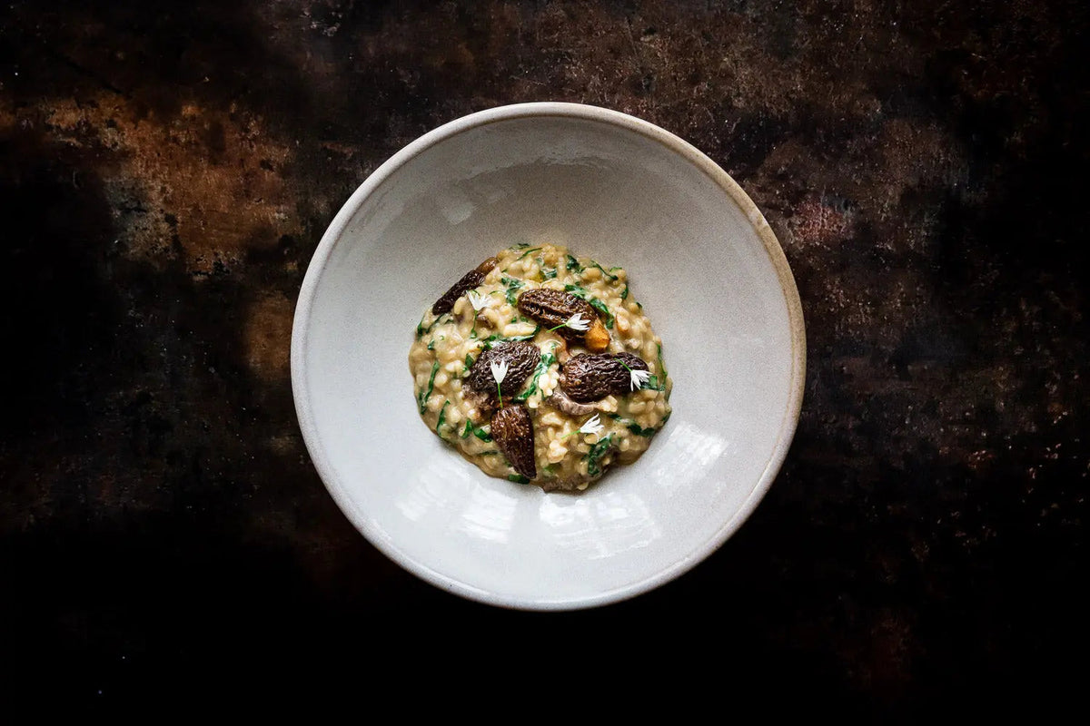 WILD GARLIC & MOREL RISOTTO - FINE & WILD