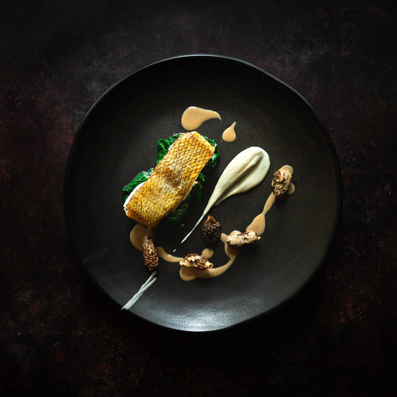 Chilean Sea Bass recipe with celeriac and morels | FINE & WILD UK