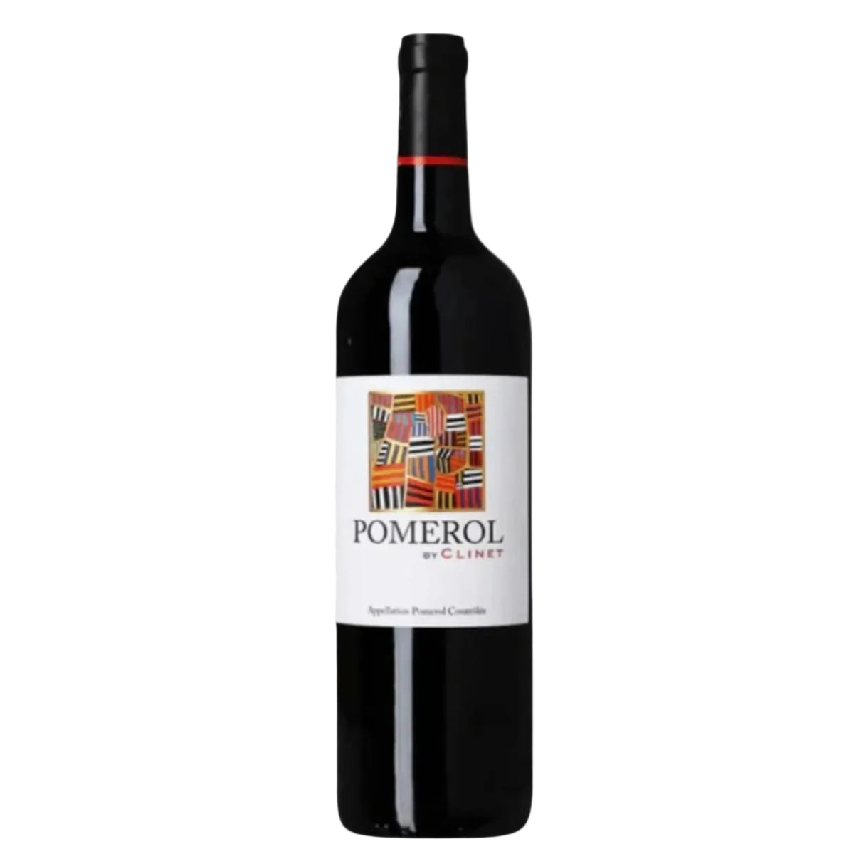 Château Clinet Pomerol 2017 red wine bottle with modern label design, showcasing premium Bordeaux available at FINE & WILD UK.