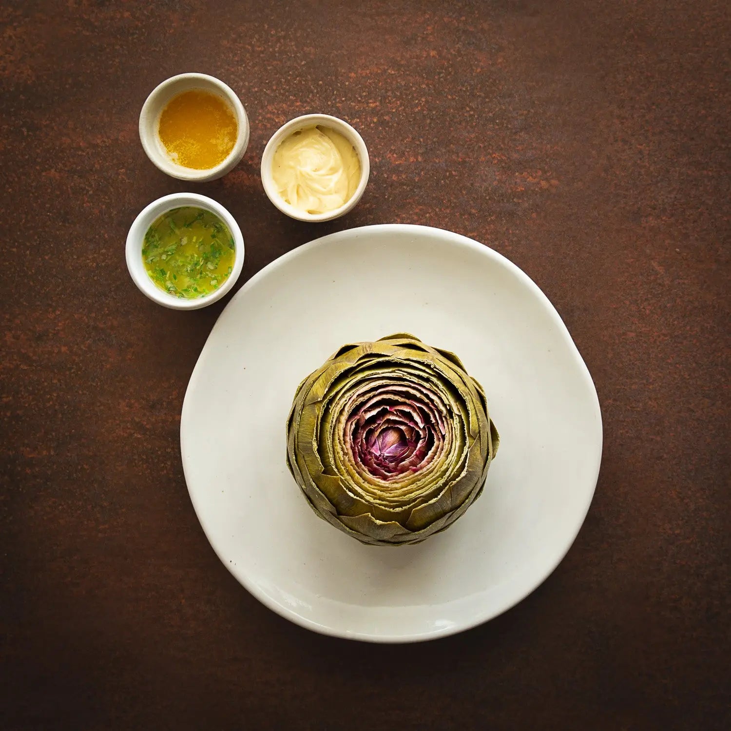 CALICO GLOBE ARTICHOKE x 2
