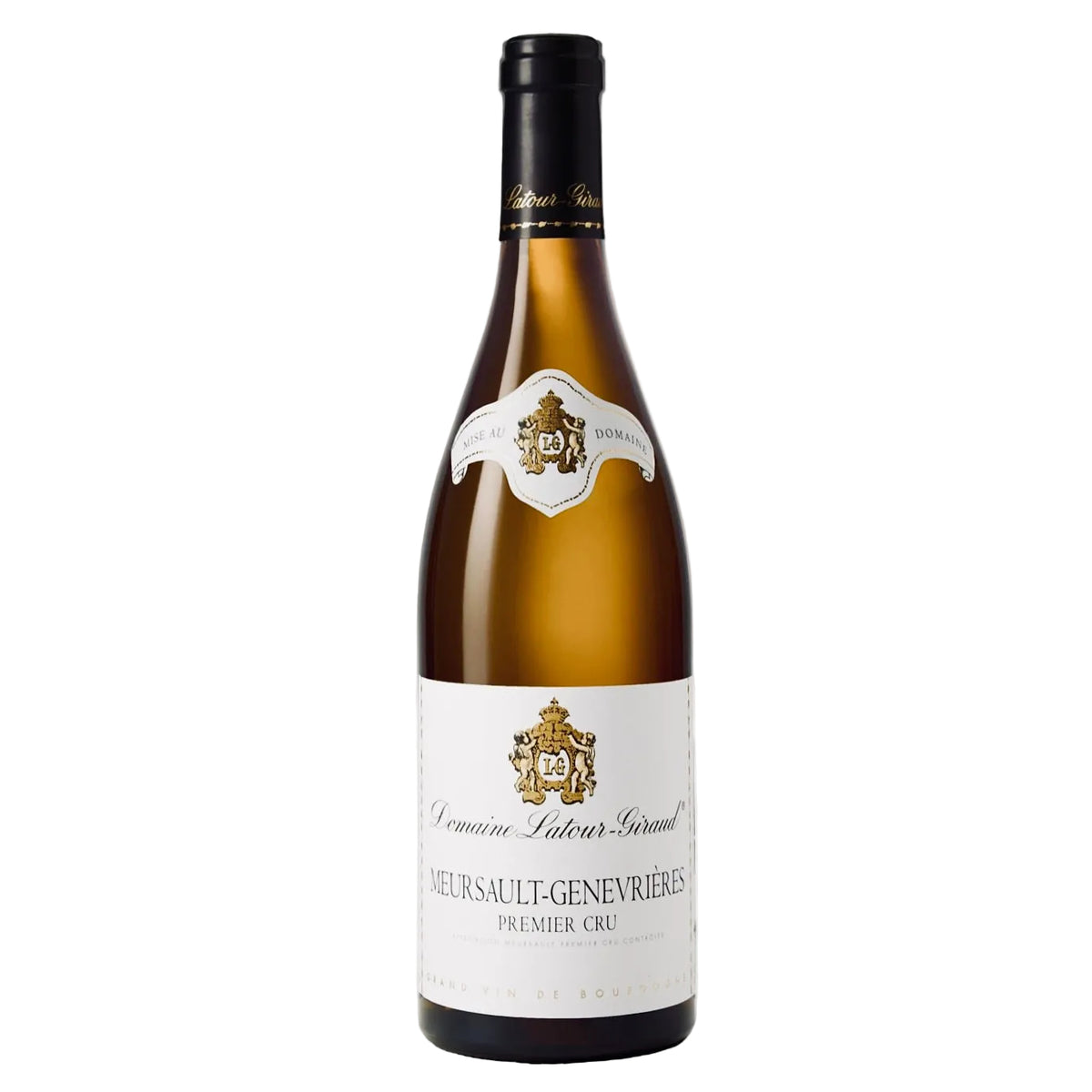 Domaine Latour-Giraud Meursault-Genevrières Premier Cru 2022 white wine bottle from Burgundy, France, available at FINE & WILD.