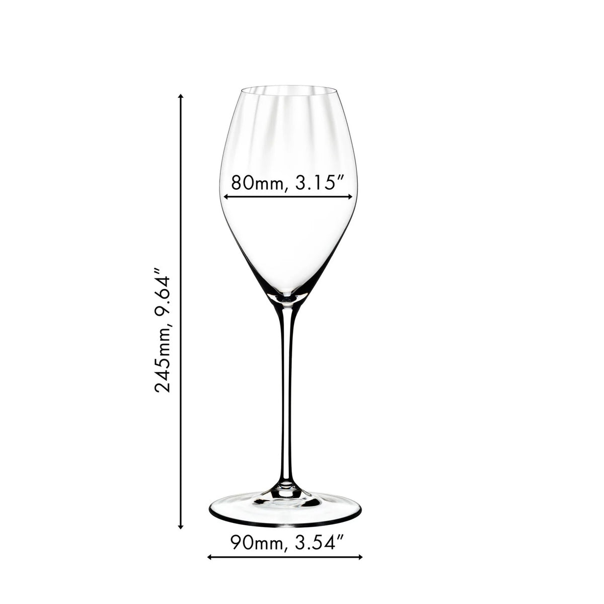 Riedel Performance Champagne Glasses x 4
