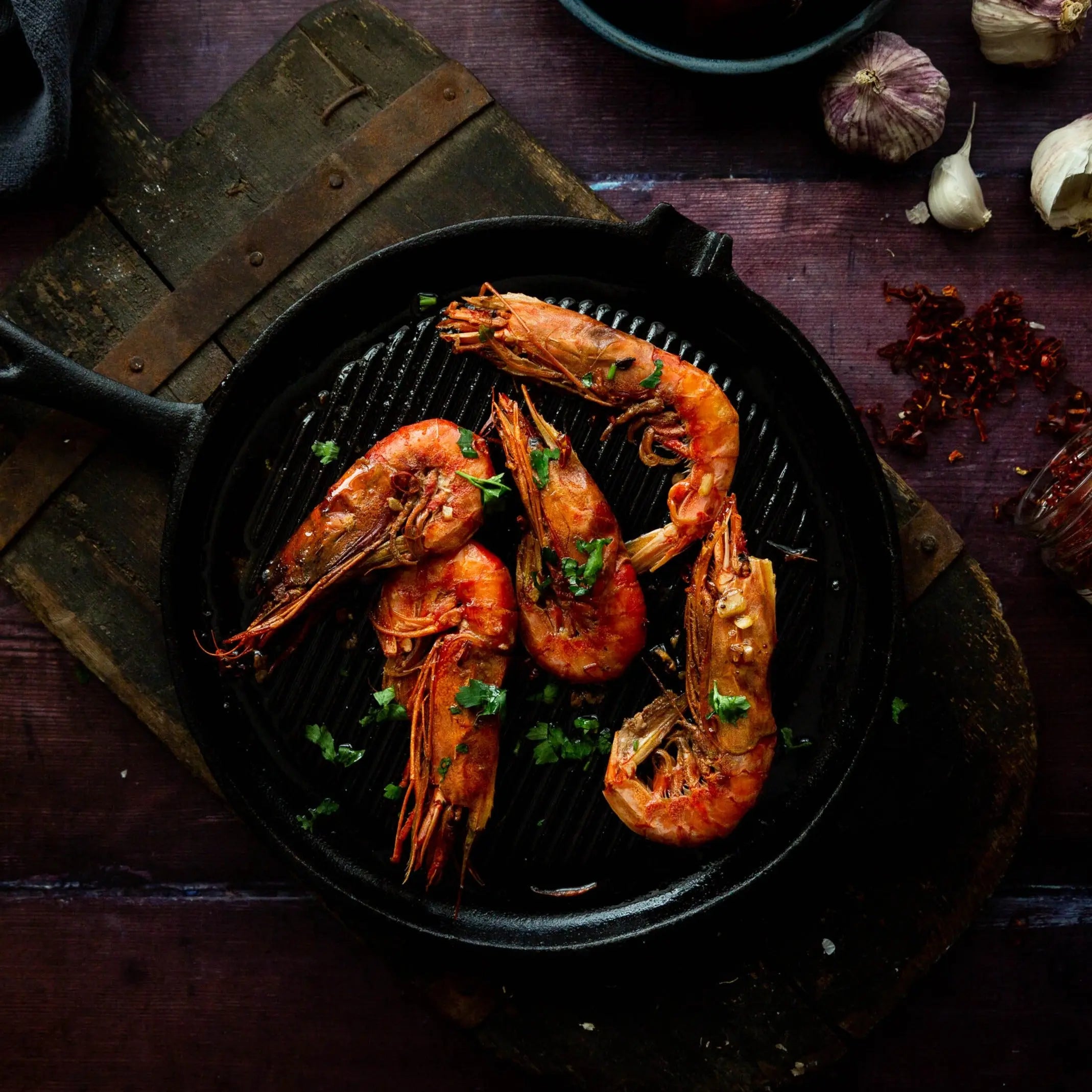 Gambero Rossa Prawns Cooked | Fine & Wild UK