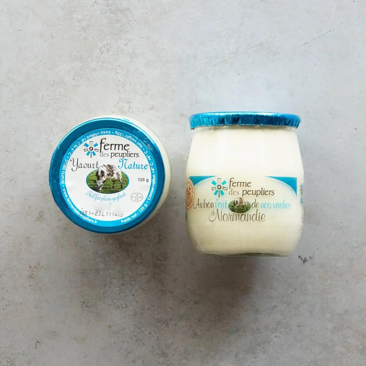 FERME DES PEUPLIERS NATURAL YOGHURT X 2