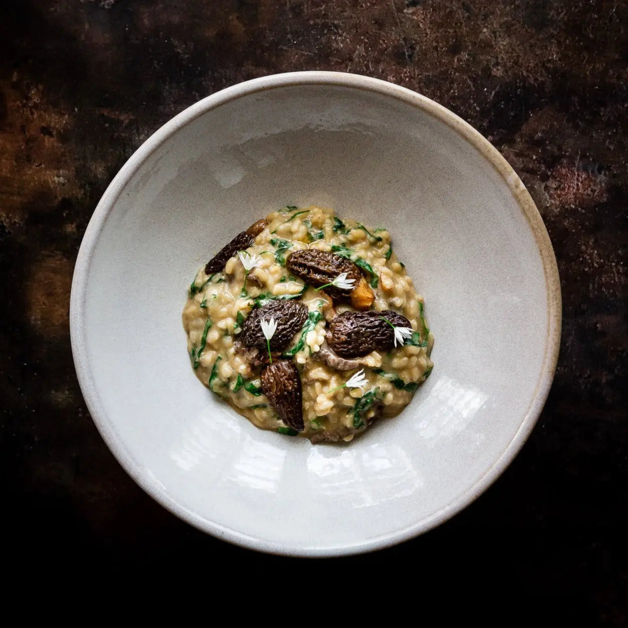 Fresh Morel Risotto | FINE & WILD