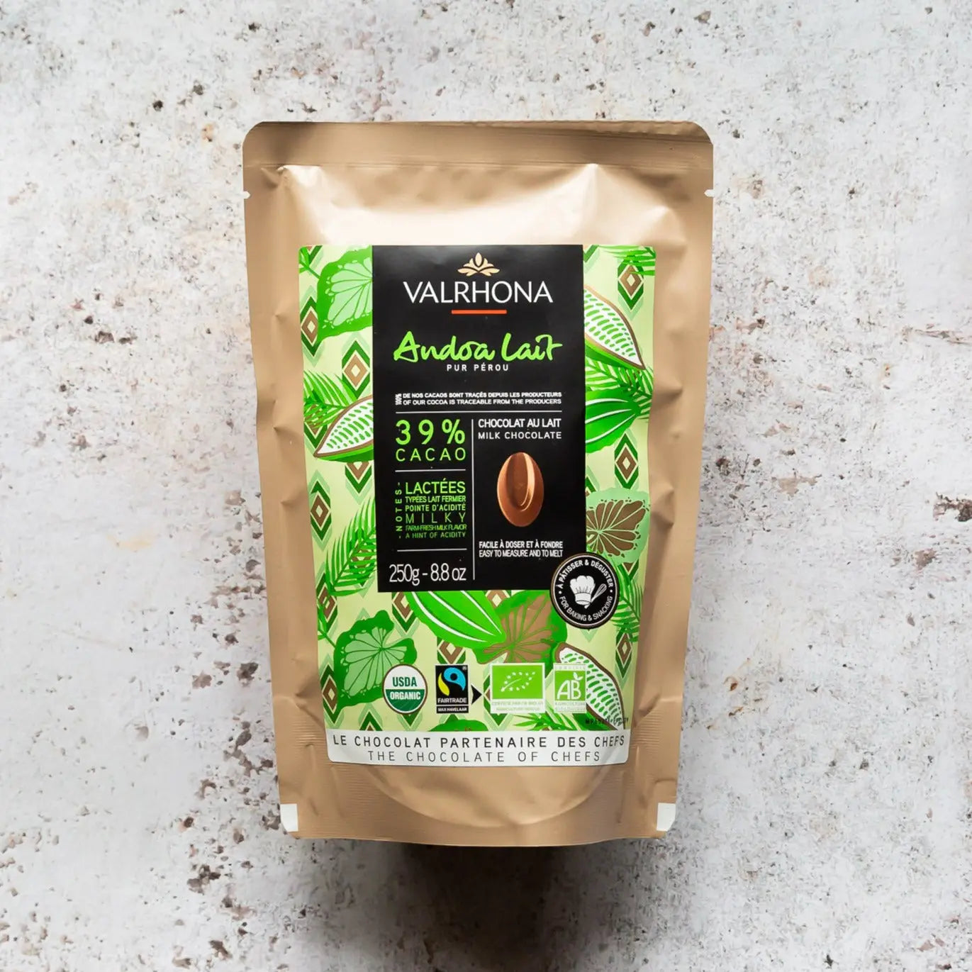 VALRHONA ANDOA LAIT 39% 250g