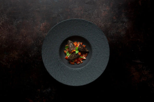 MORELS WITH  NDUJA, TOMATO & BASIL | FINE & WILD UK