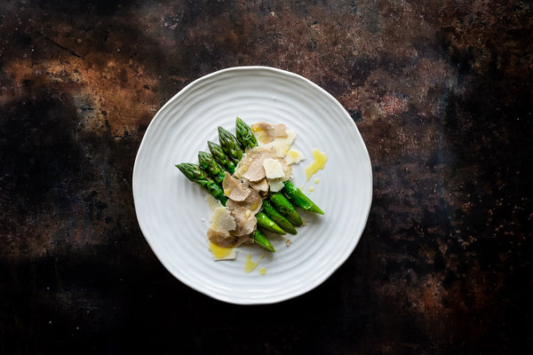 Asparagus with Summer Truffles | FINE & WILD UK 