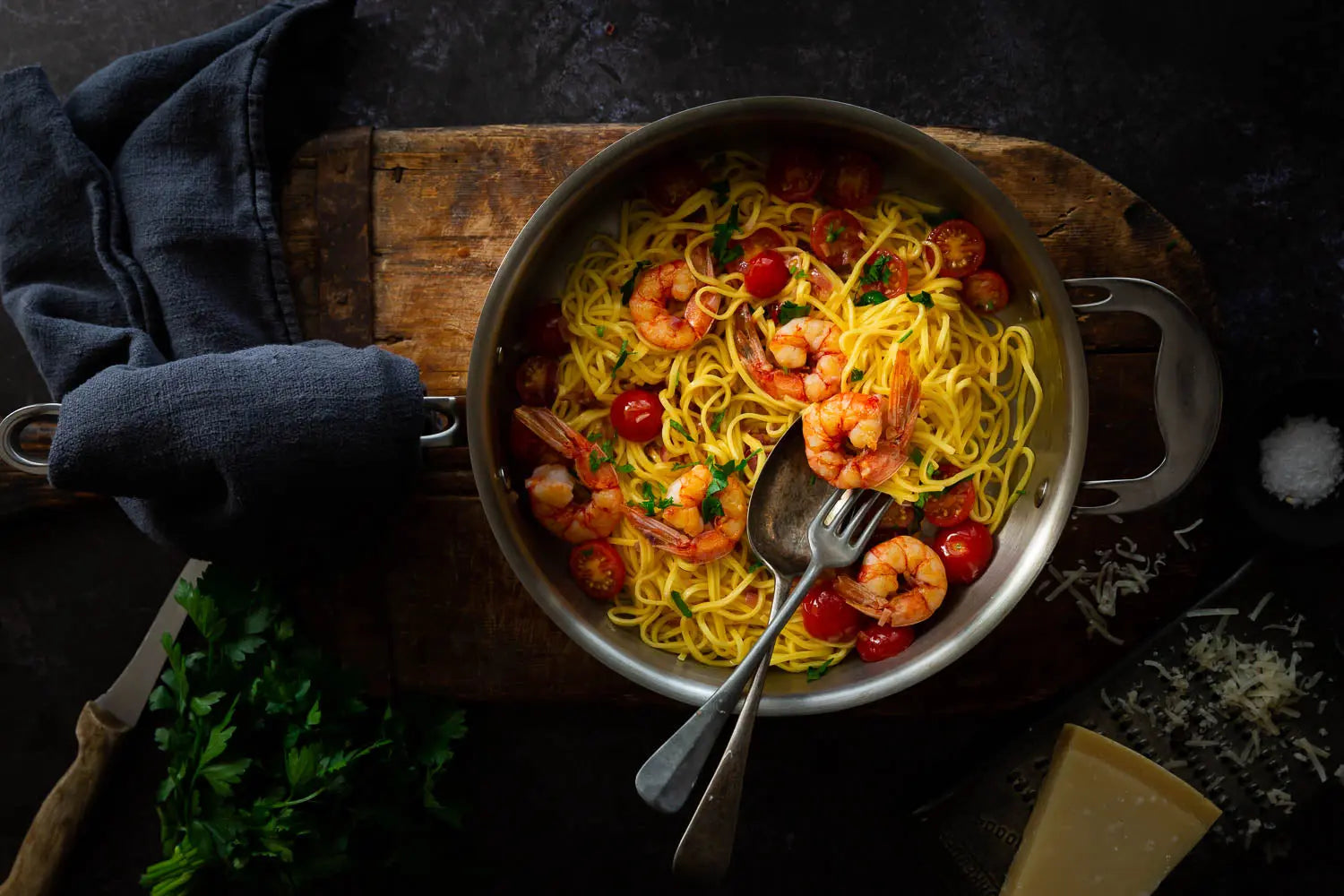PRAWN LINGUINE FINE & WILD