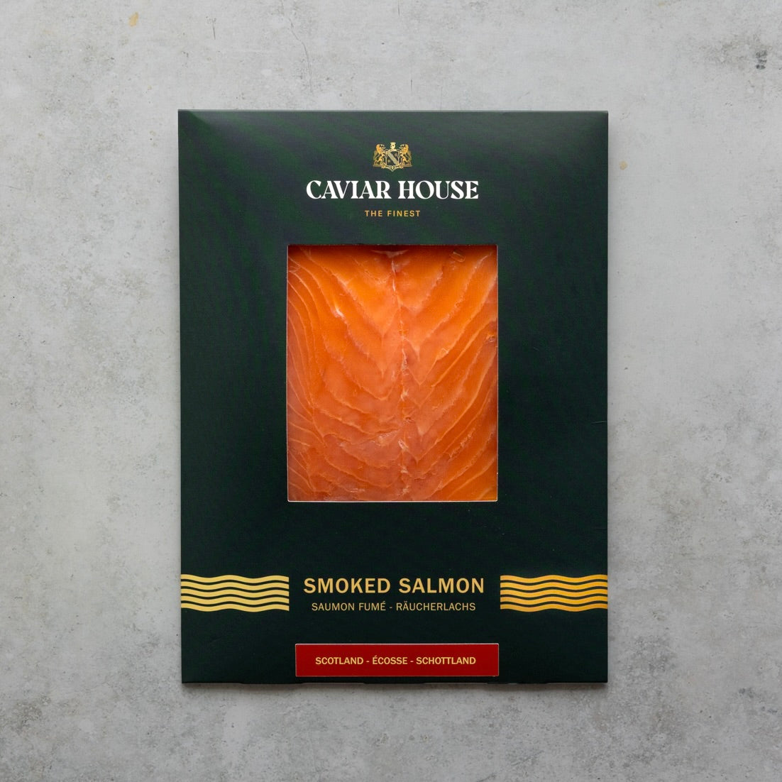 Caviar House Smoked Salmon Sliced | Scottish Cold Smoked | FINE & WILD