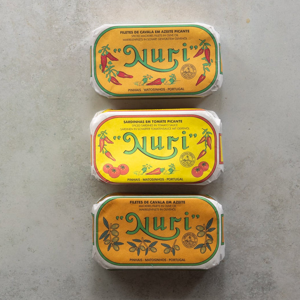 NURI Portuguese Tinned Fish | Sardines & Mackerel | FINE & WILD