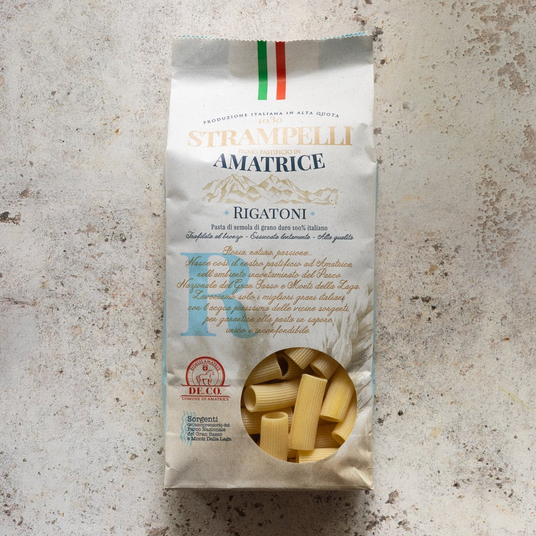 Strampelli Rigatoni 500g| Amatrice, Italy | FINE & WILD
