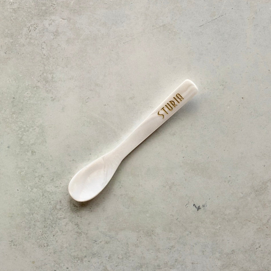 STURIA Mother of Pearl Caviar Spoon