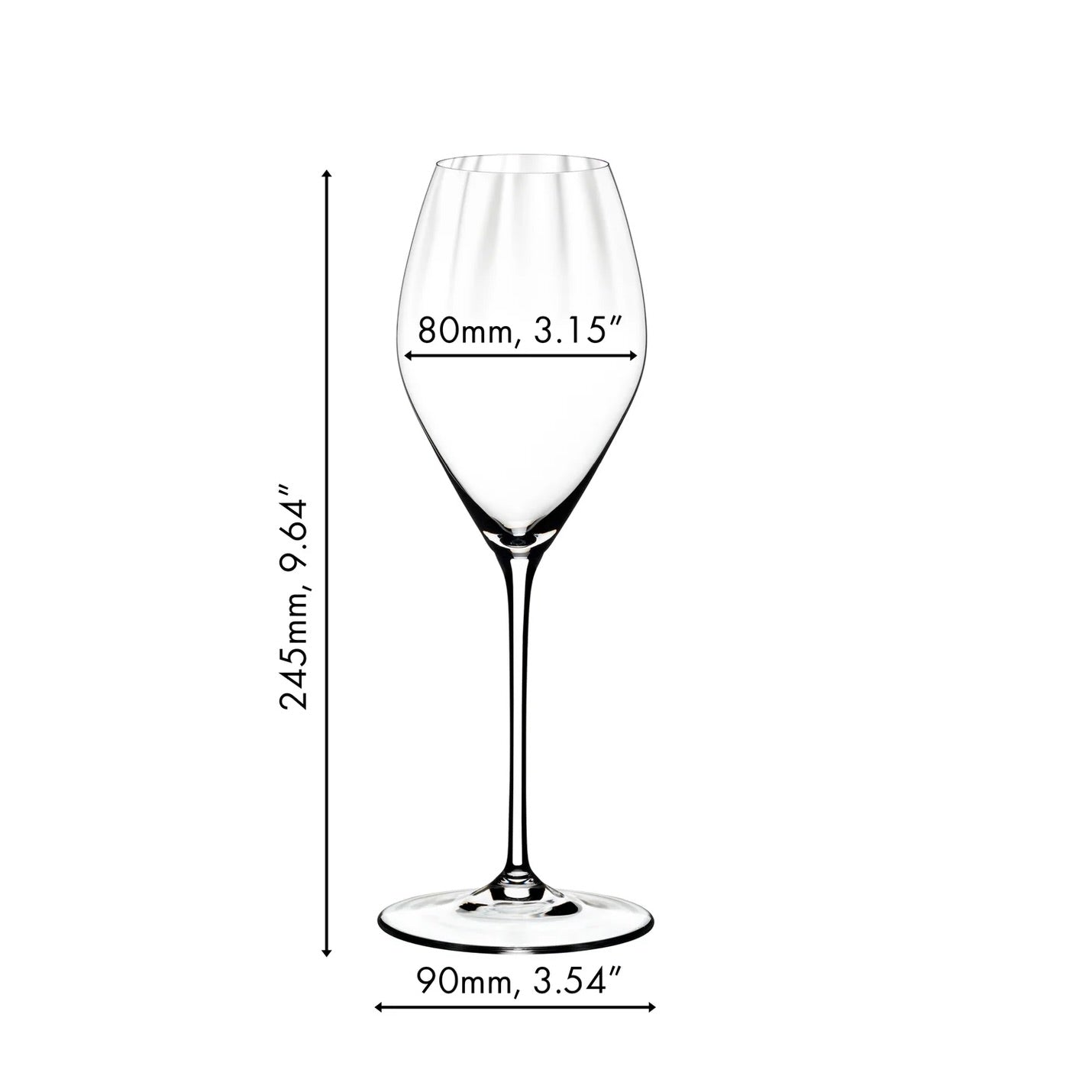 Riedel Performance Champagne Glasses x 4