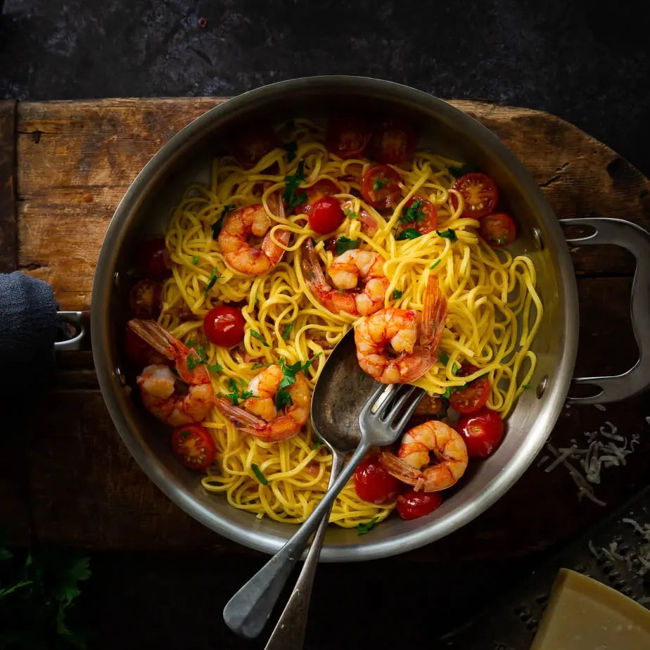 Shark Bay Western King Prawn Linguine | Fine & Wild UK