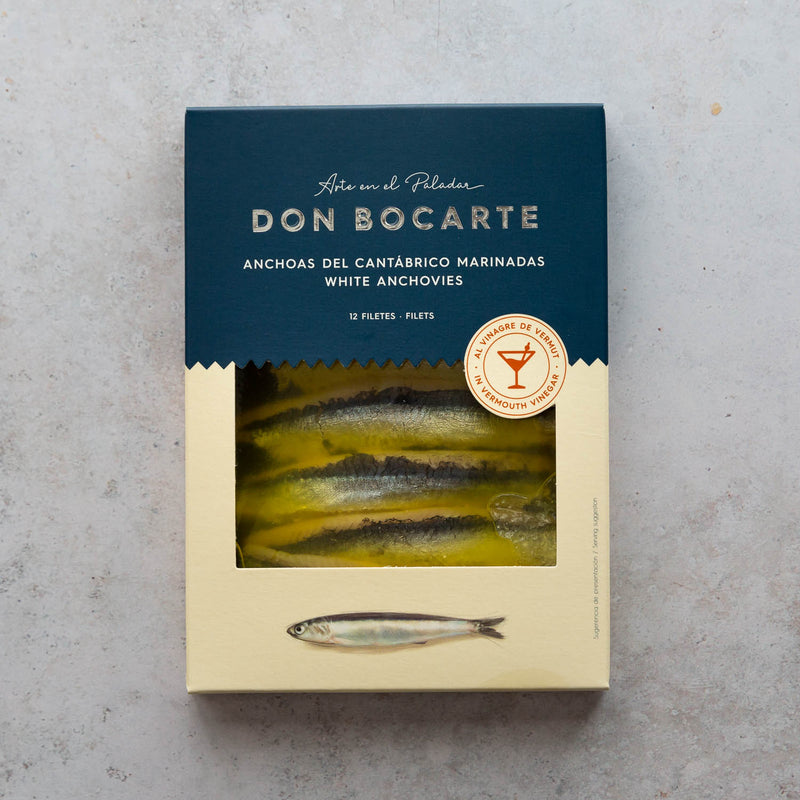 CANTABRIAN WHITE ANCHOVIES 140g
