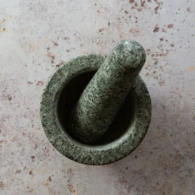 GRANITE PESTLE AND MORTAR