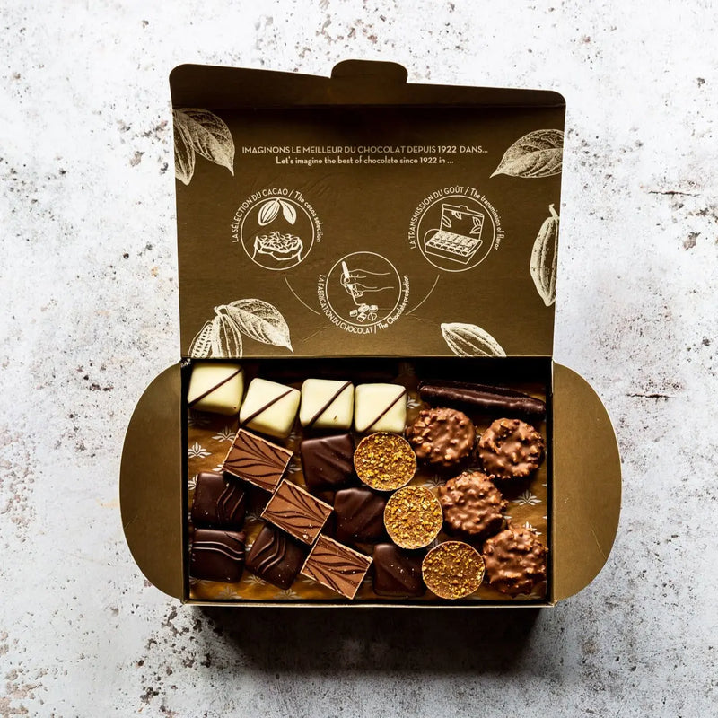 VALRHONA 50 ASSORTED CHOCOLATES 465g