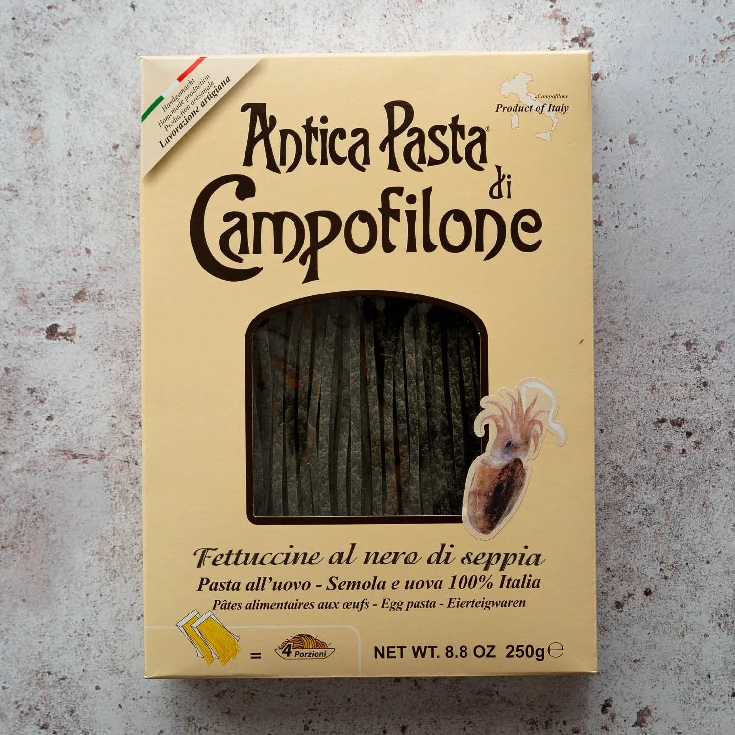 SQUID INK FETTUCCINE 250g 